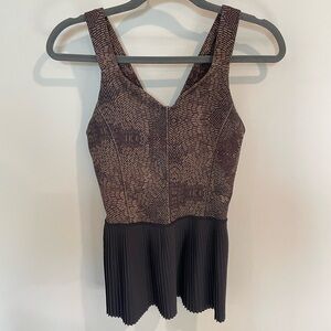 Lululemon City Tank in Golden Goddess Cashew